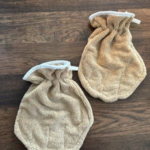 Bone Dry Microfiber Washing Mitts Set of 2.  NWOT